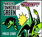 Powerpuff Girls: Paint the Townsville Green - Game Boy Color