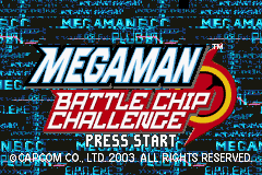 Mega Man Battle Chip Challenge - Game Boy Advance