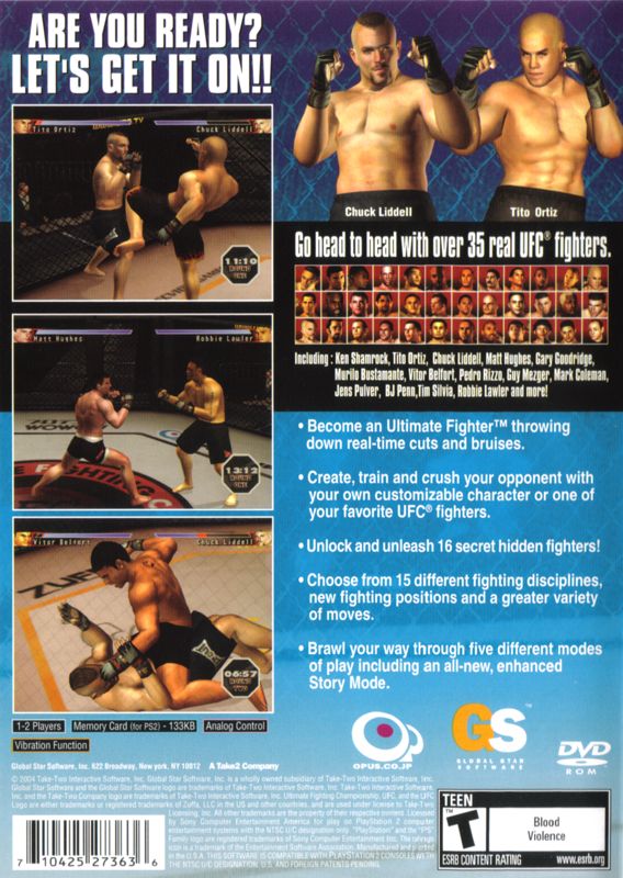 UFC Sudden Impact - PlayStation 2