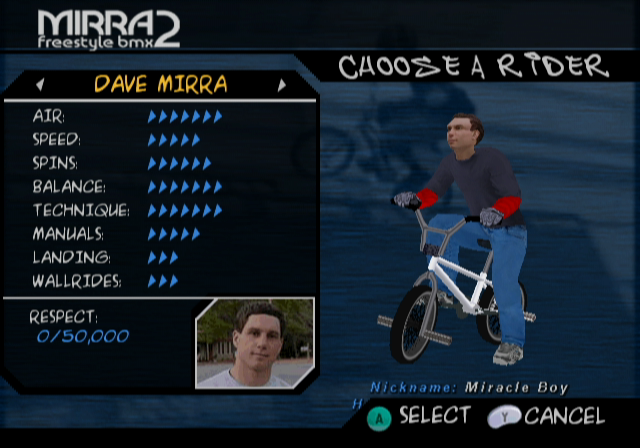 Dave Mirra Freestyle BMX 2 - GameCube