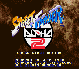 Street Fighter Alpha 2 - Super Nintendo