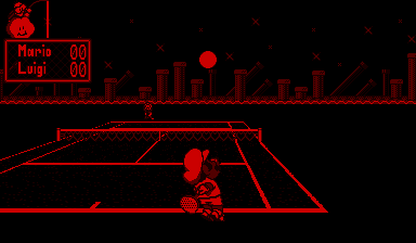 Mario's Tennis - Virtual Boy