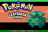 Pokemon LeafGreen Version - Game Boy Advance