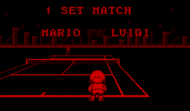 Mario's Tennis - Virtual Boy