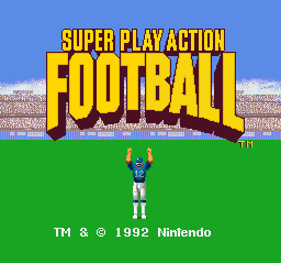 Super Play Action Football - Super Nintendo