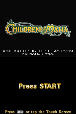 Children of Mana - Nintendo DS