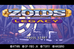 Zoids: Legacy - Game Boy Advance