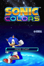 Sonic Colors - Nintendo DS