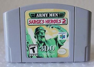 Army Men: Sarge's Heroes 2 (Gray Cartridge) - Nintendo 64