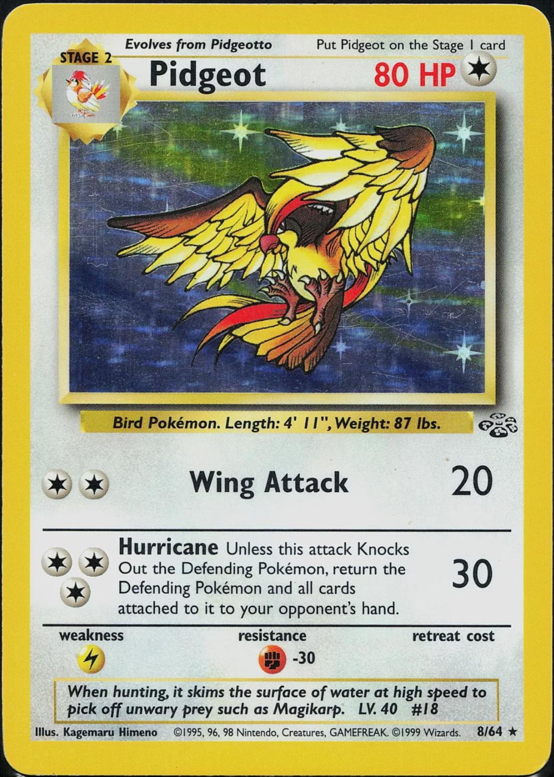 Pidgeot (8) (08/64) [Jungle]