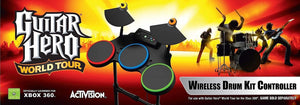 Guitar Hero World Tour Wireless Drum Kit Controller for Xbox 360