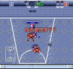 Bill Laimbeer's Combat Basketball - Super Nintendo