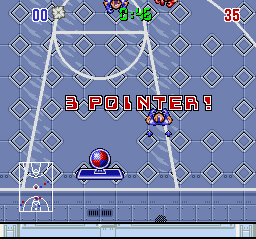 Bill Laimbeer's Combat Basketball - Super Nintendo