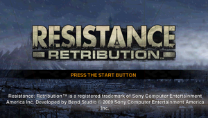 Resistance: Retribution - PSP