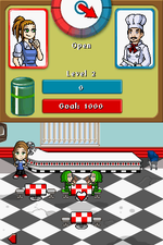 Diner Dash: Sizzle & Serve - Nintendo DS