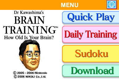 Brain Age: Train Your Brain in Minutes a Day! - Nintendo DS