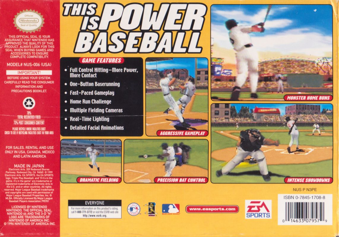 Triple Play 2000 - Nintendo 64