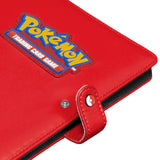 Premium Red 4 Pocket Snap Pokemon Binder