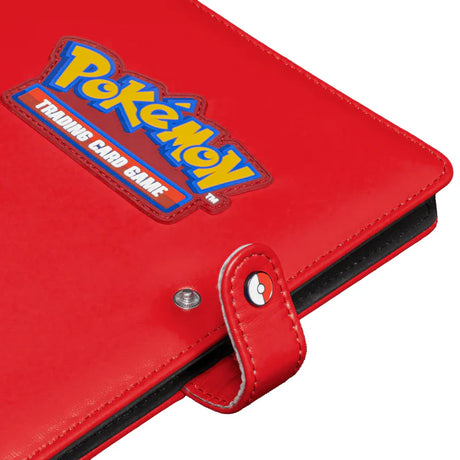 Premium Red 4 Pocket Snap Pokemon Binder