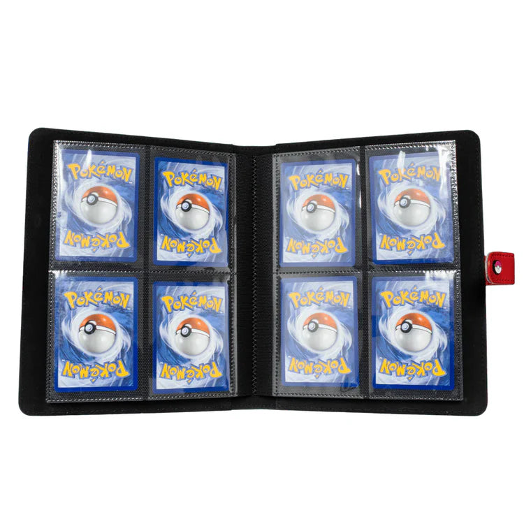 Premium Red 4 Pocket Snap Pokemon Binder