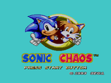 Sonic the Hedgehog Chaos - SEGA Game Gear