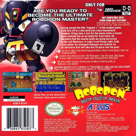 Robopon 2: Cross Version - Game Boy Advance