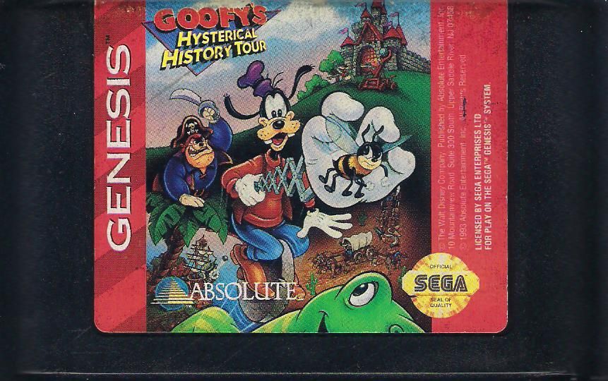 Goofy's Hysterical History Tour - SEGA Genesis