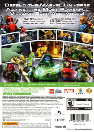LEGO Marvel Super Heroes - Xbox 360