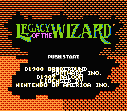Legacy of the Wizard - NES