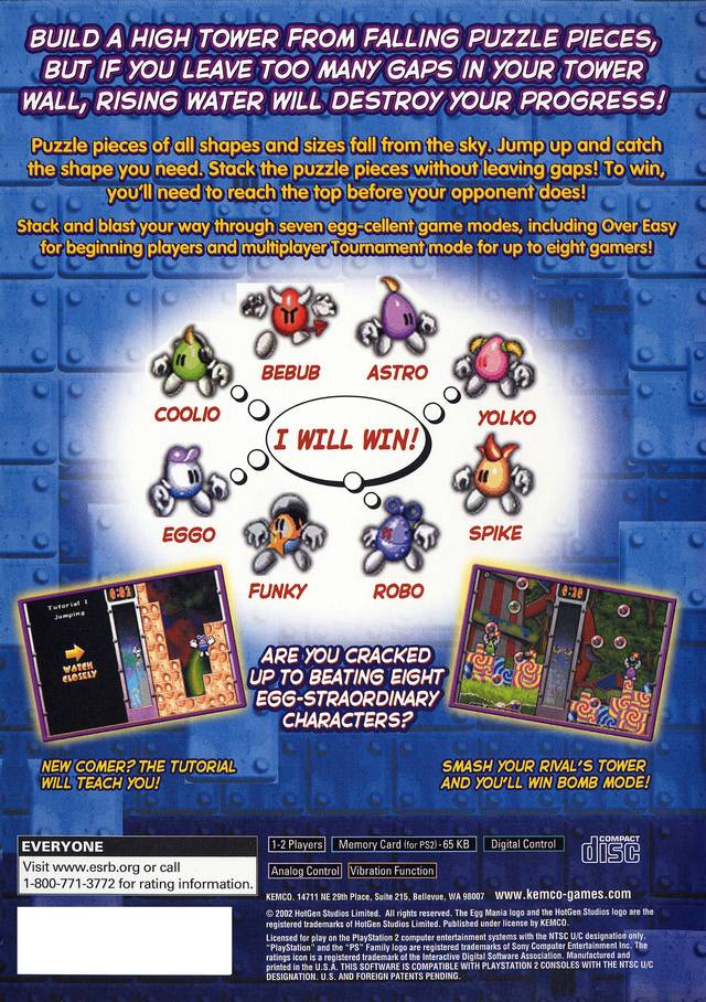 Egg Mania: Eggstreme Madness - PlayStation 2