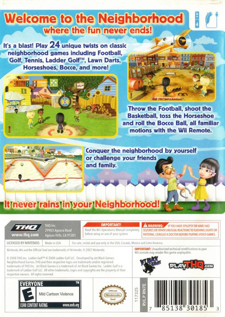 Neighborhood Games - Wii