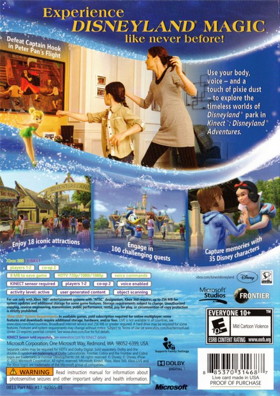 Kinect: Disneyland Adventures - Xbox 360