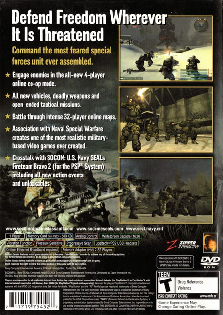 SOCOM: U.S. Navy SEALs - Combined Assault - PlayStation 2