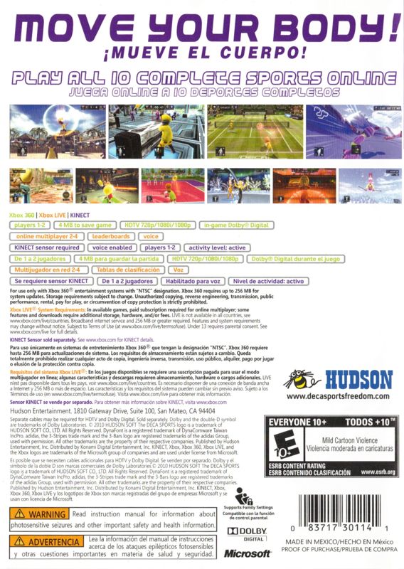 Deca Sports: Freedom - Xbox 360