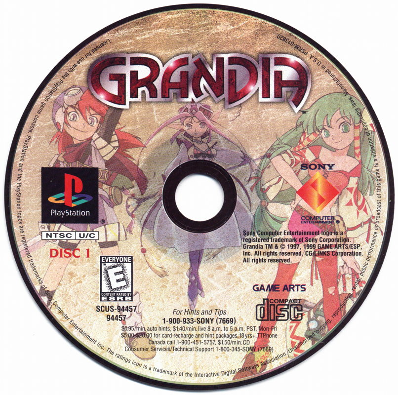 Grandia - PlayStation
