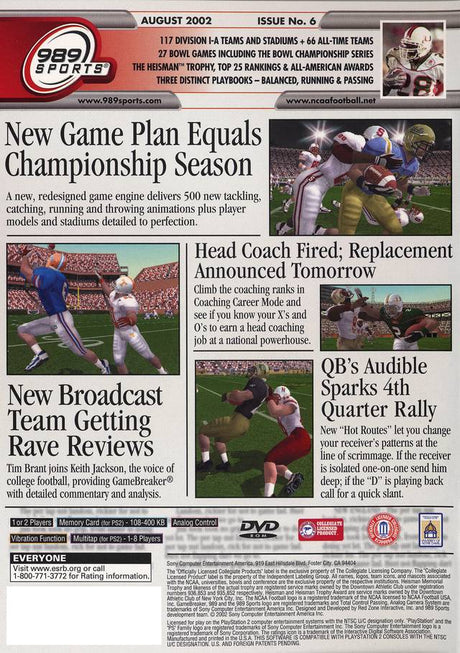 NCAA GameBreaker 2003 - PlayStation 2