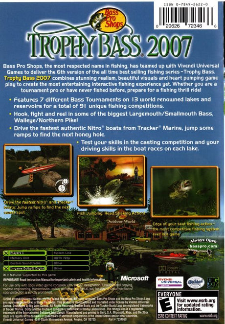 Bass Pro Shops: Trophy Bass 2007 - Xbox