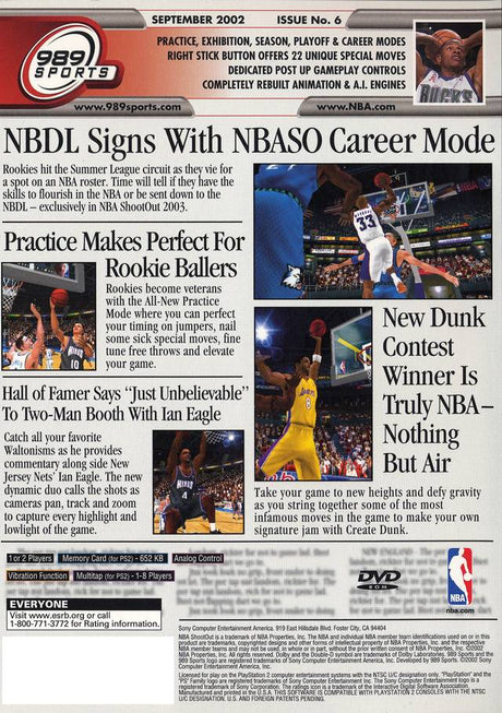 NBA Shootout 2003 - PlayStation 2
