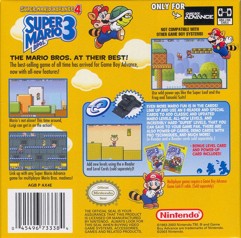 Super Mario Advance 4: Super Mario Bros. 3 - Game Boy Advance