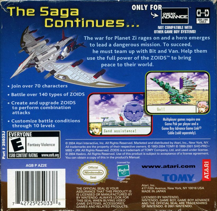 Zoids: Legacy - Game Boy Advance