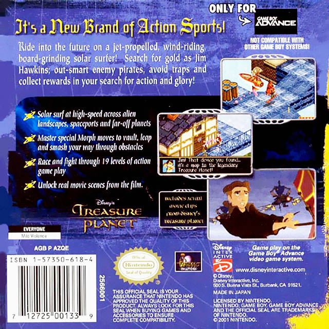 Treasure Planet - Game Boy Advance