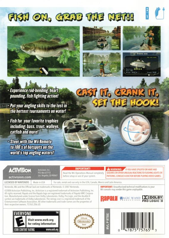 Rapala's Fishing Frenzy - Wii