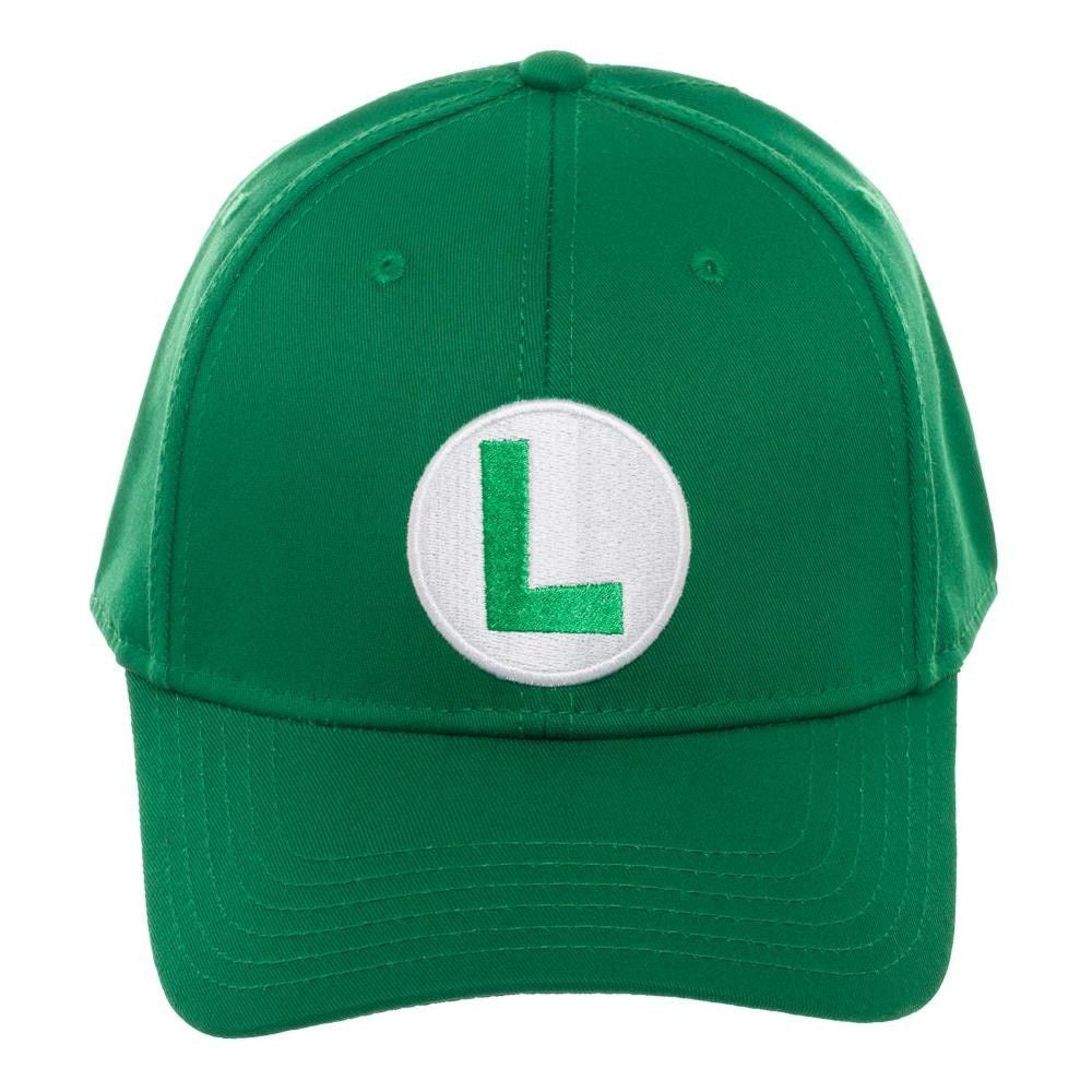 Super Mario Green Luigi Flex Fit Hat