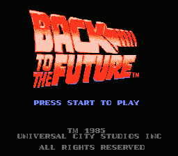 Back to the Future - NES