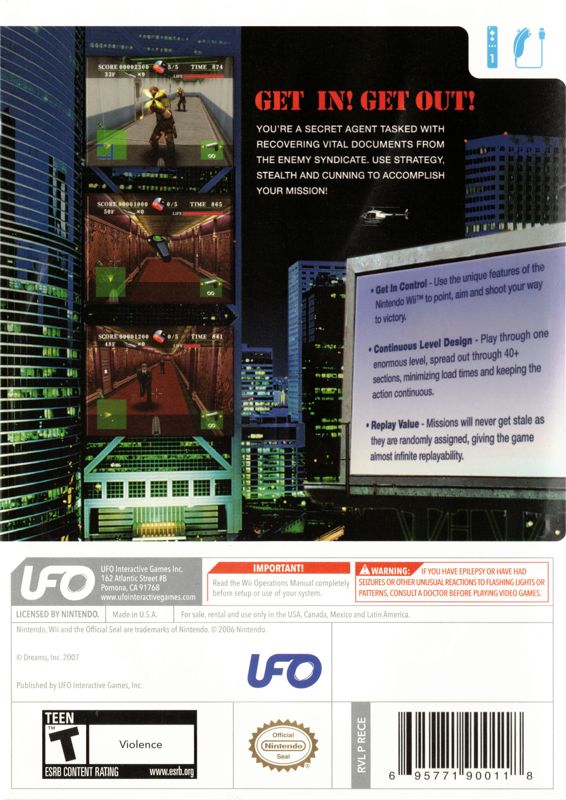 Spy Games: Elevator Mission - Wii