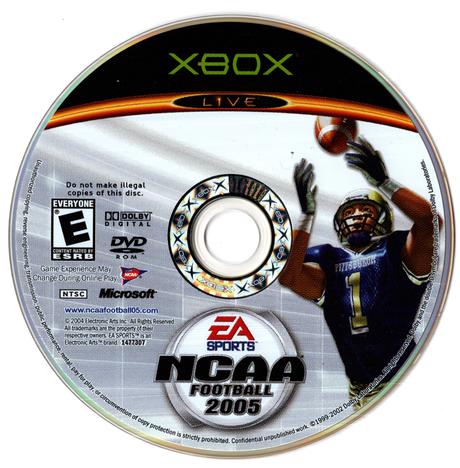 NCAA Football 2005 - Xbox