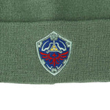 Hylian Shield Legend of Zelda Green Cuff Beanie