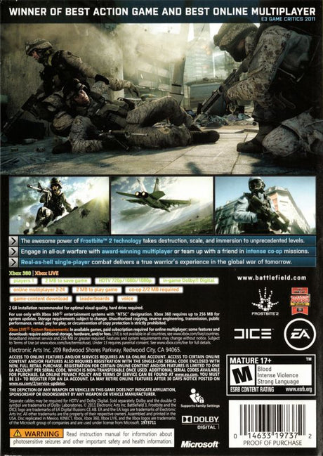 Battlefield 3 - Xbox 360