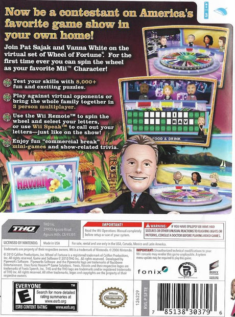 Wheel of Fortune - Wii