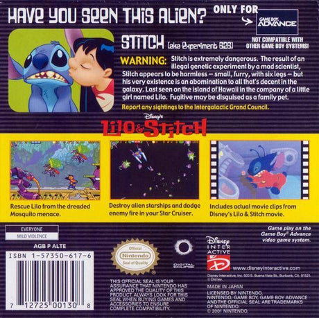 Lilo & Stitch - Game Boy Advance